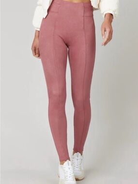 SPANX Mauve Ponte High-Waist Seamed Leggings